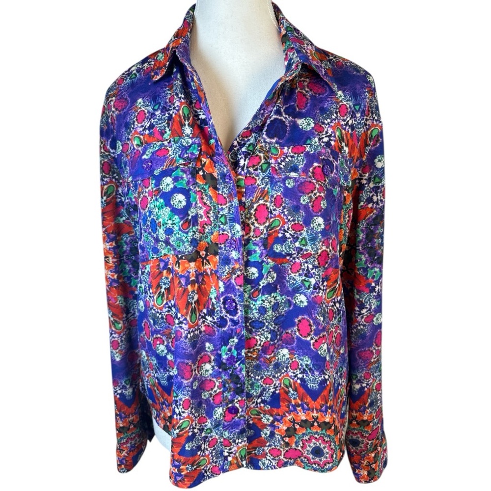 Nanette Lepore Multicolor Floral Blouse - Picture 7 of 7